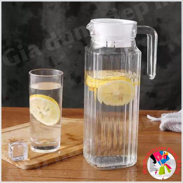 Bình nước vân sọc kẻ 1L hàng đẹp