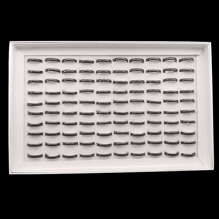 Nhẫn Thép Titan 4MM 19A1214 Thiết Kế Đơn Giản Dễ Phối Đồ Phong Cách Harajuku