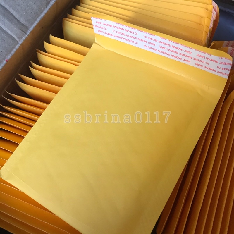 Túi kraft 13x15 cm lót bóng khí chống sốc bubble wrap đóng gói hàng hoá card