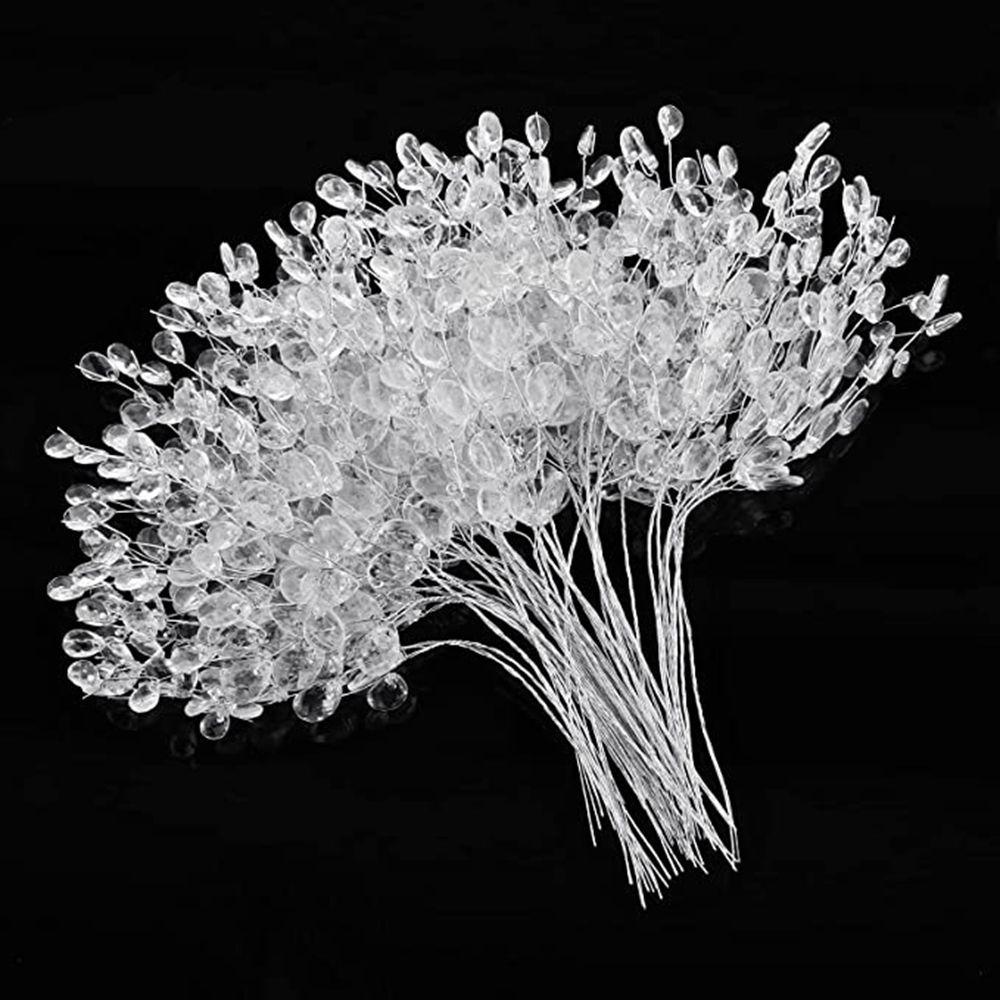 MIQUEL Cành Hoa Bằng Acrylic Màu Trắng Dùng Trang Trí Nhà Cửa / Tiệc Cưới