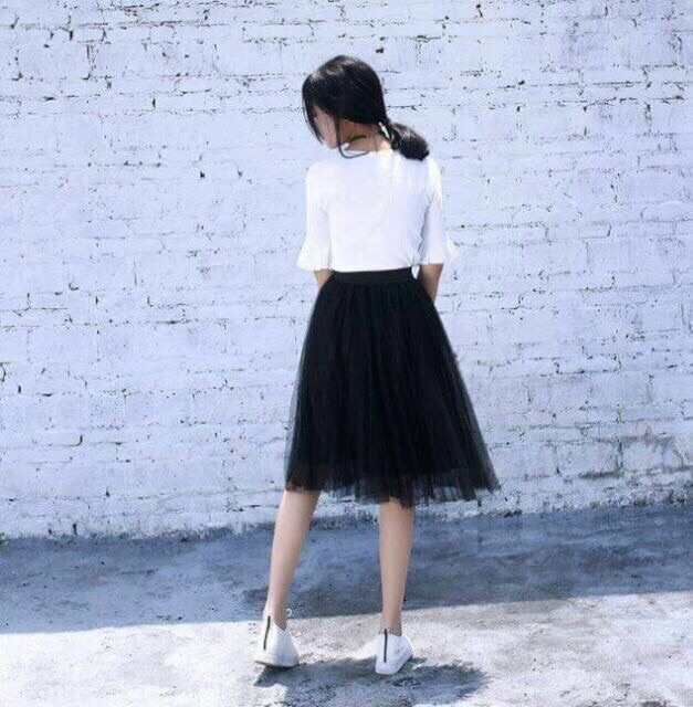 Chân váy Công Chúa ren 2 lớp tu tu dài kem anh that (dày cầm nặng tay khách nhé) | BigBuy360 - bigbuy360.vn