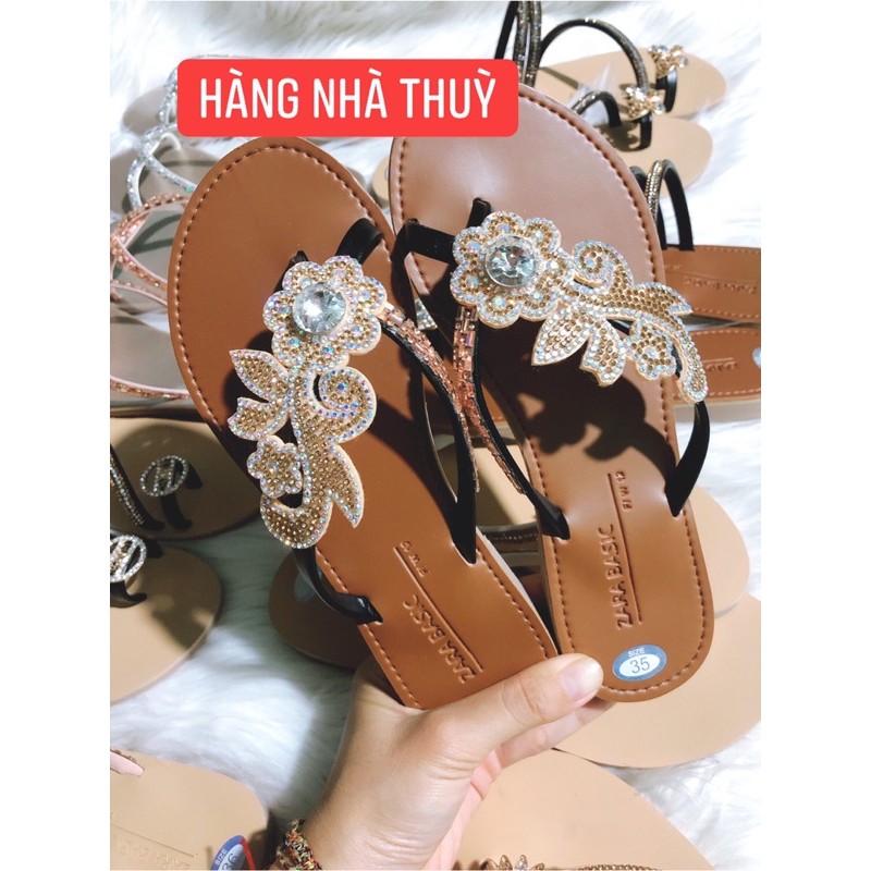 Dép quai đính hạt