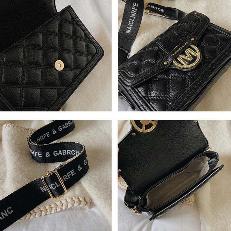 Túi đeo chéo hình vuông cỡ nhỏ thiết kế đơn giản thời trang cho nữ