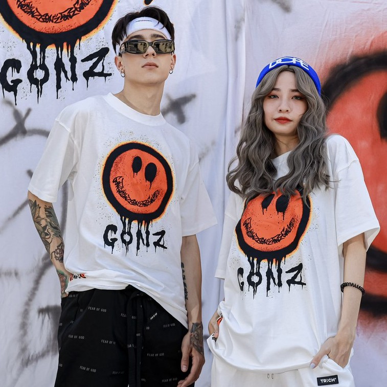 [Mã 11FASHIONSALE1 giảm 10K đơn 50K] Áo Thun Form Rộng Cotton Tee Fun 1 Gonz | BigBuy360 - bigbuy360.vn