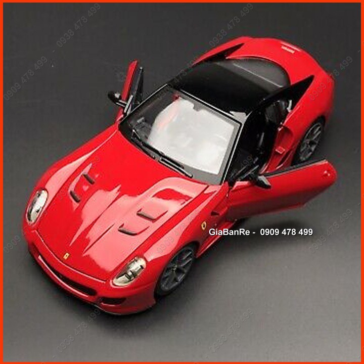 Xe Mô Hình Kim Loại Ferrari 599 GTO - Tỉ Lệ 1:24 - Bburago - Đỏ - 8159.1