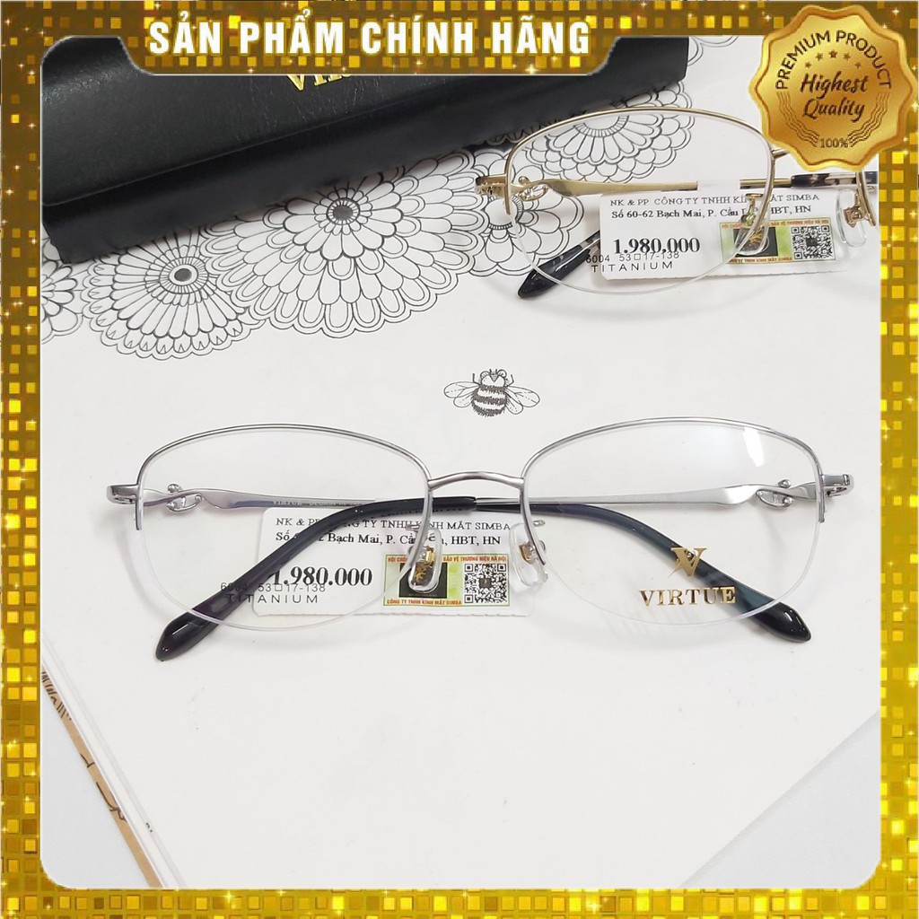 Gọng kính Nhật VIRTUE Titanium