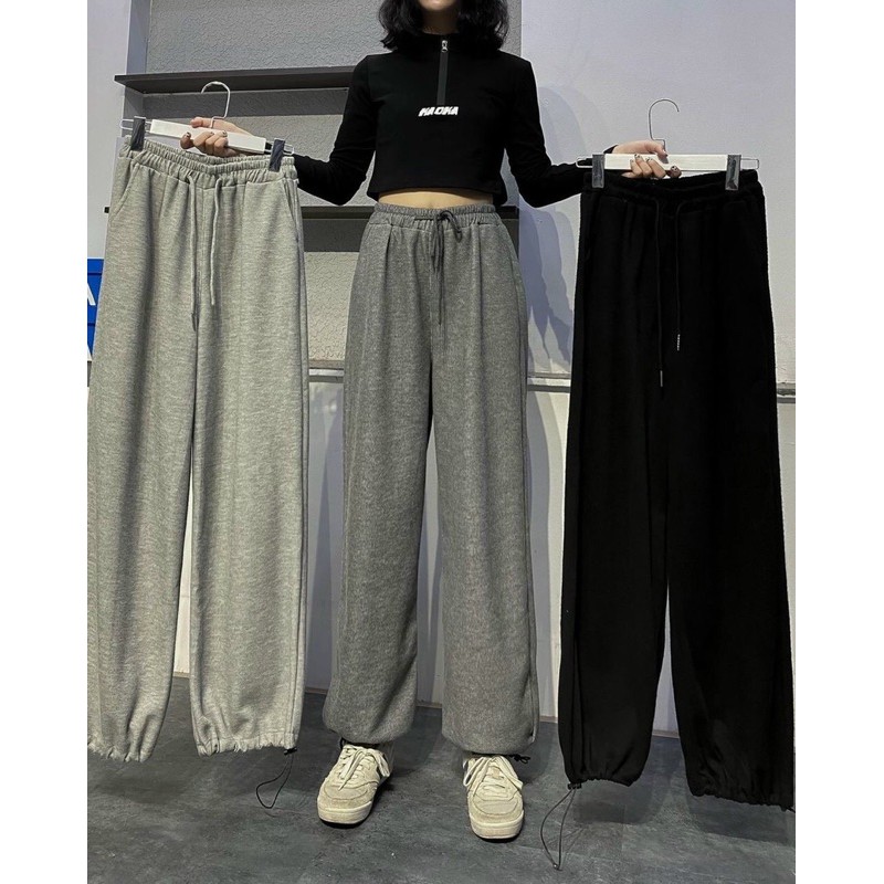 quần bom CULLOT nỉ dây rút⚡️FREESHIP EXTRA⚡️,chất nỉ xịn sang mịn,không xù | BigBuy360 - bigbuy360.vn