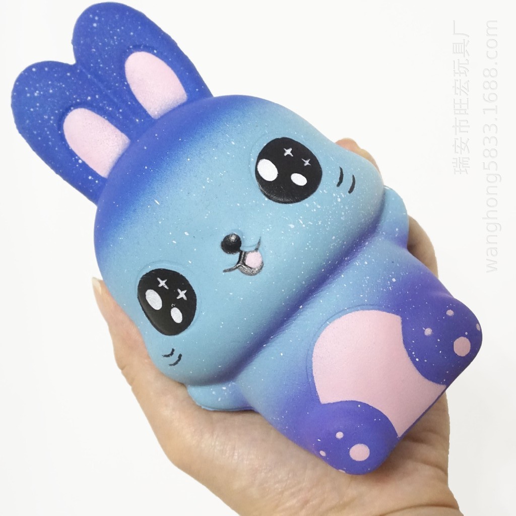 SQUISHY THỎ 2 TAI GALAXY
