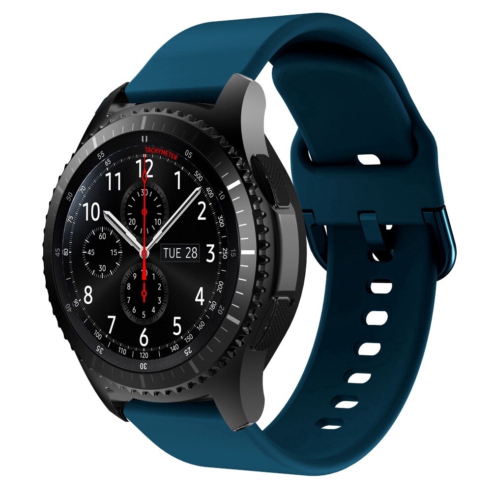 Dây đồng hồ đeo tay bằng silicon cho Samsung Galaxy Watch 46mm 42mm/gear S3 Frontier