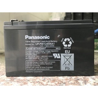 Sale Giảm Giá Ắc Quy Kín Khí Panasonic 12V-7,8Ah Tháo Máy