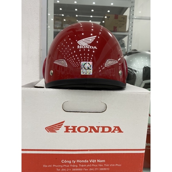 Mũ bảo hiểm nửa đầu có kính New Scooter Honda chính hãng