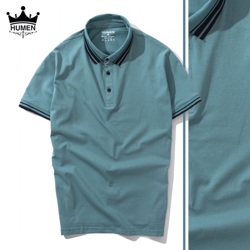 Áo Thun Nam Có Cổ Humen - Chất Cotton Mềm Mát,Co Giãn,Fom Regular Fit Trẻ Trung,Năng Động (Sale #149k Khi Mua Từ 2sp) | BigBuy360 - bigbuy360.vn