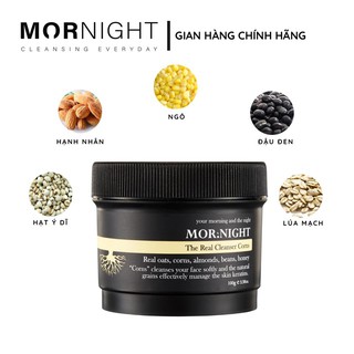 Sữa rửa mặt ngũ cốc CORN MORNIGHT, ít bọt sạch sâu, rửa mặt tẩy da chết 2in1, không gây khô da, dành mọi loại da - 100G