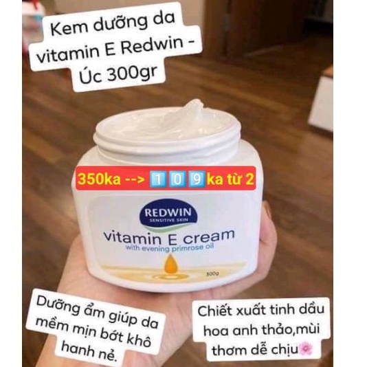 [REDWIN] Vitamin E chứa tinh dầu hoa anh thảo