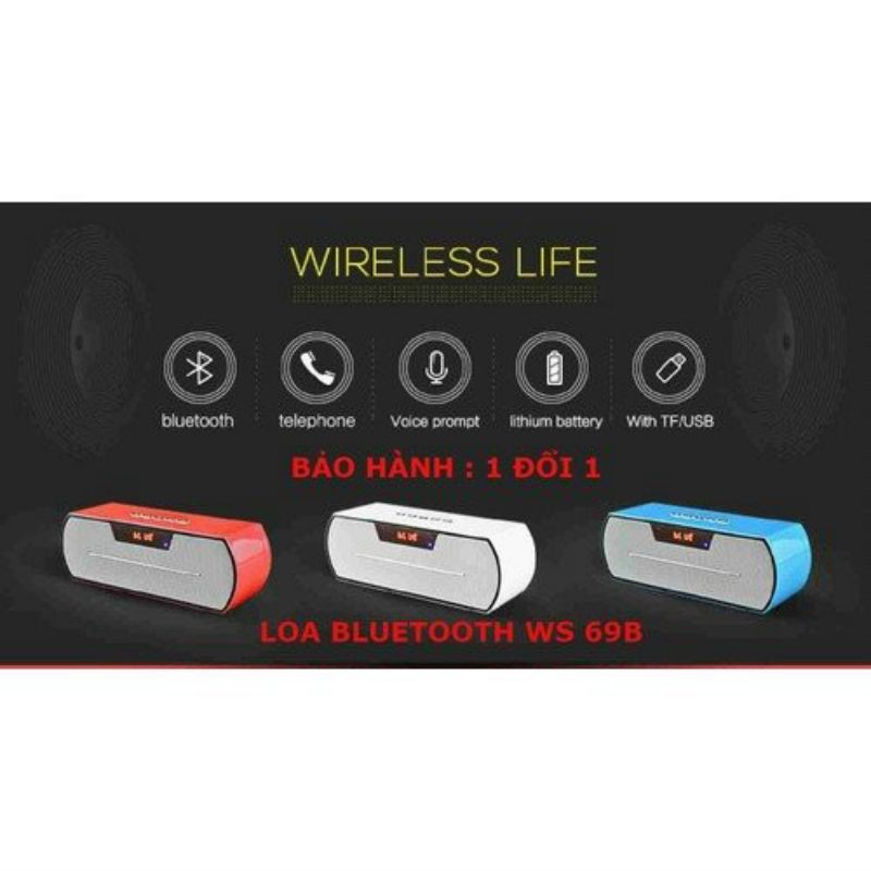 LOA BLUETOOTH WS - Y69B,,