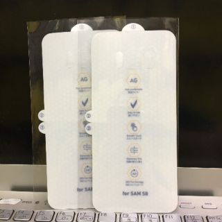 Dán PPF nhám AG chống bám vân tay cho galaxy s8 mặt lưng sau