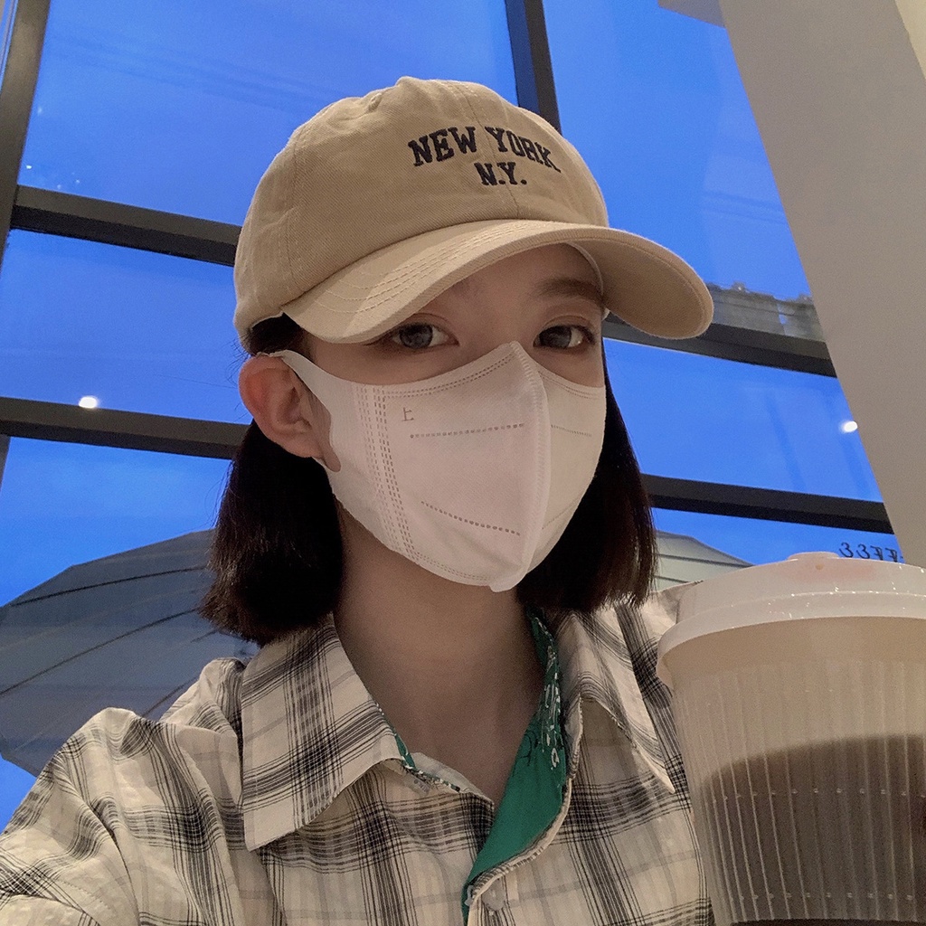 Mũ lưỡi trai thêu chữ New York NY thời trang Hàn Quốc