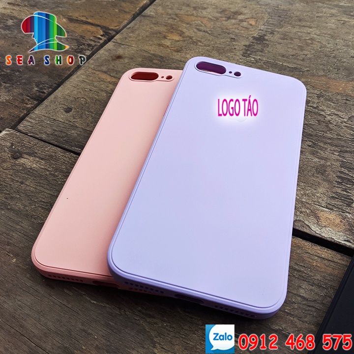 Ốp lưng iPhone CHỐNG BẨN - VIỀN VUÔNG - iPhone 6S Plus,7,8 Plus,XR, XS Max- Nhựa dẻo, có lót nhung bên trong