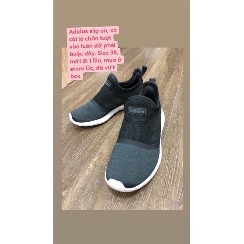 Giày thể thao Adidas slip on auth thanh lý