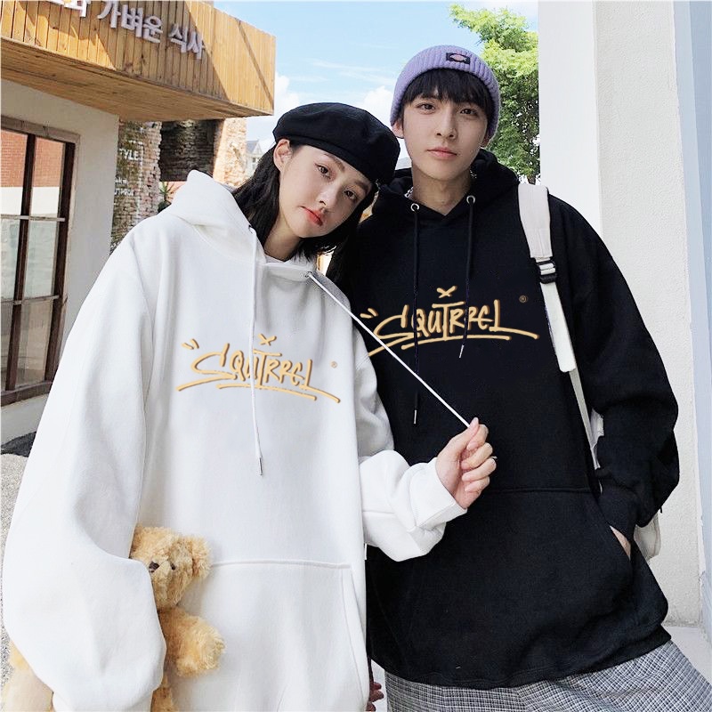 Áo Khoác Chất Nỉ Bông Nam Nữ Form Rộng 2S Clothing, Áo Sweater Cổ Tròn Đen Trắng In Chữ TV5016 | BigBuy360 - bigbuy360.vn