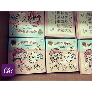 hộp dán sticker 100 tờ