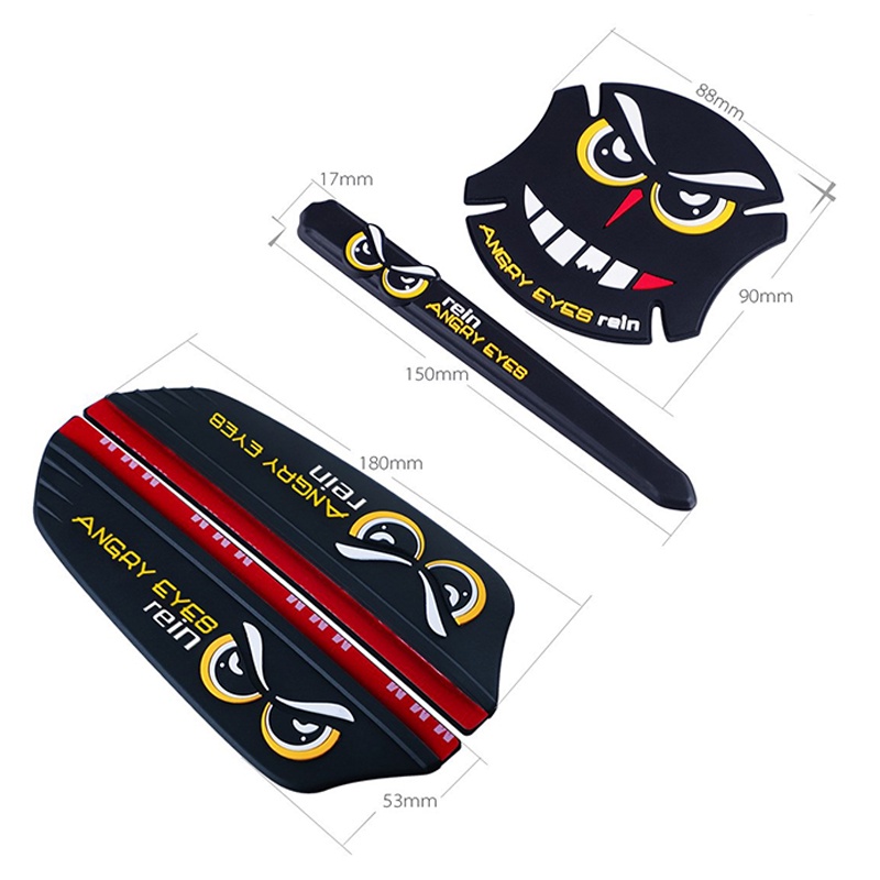 Cửa xe ô tô Dải cao su chống va chạm Bảo vệ cửa bên Bảo vệ bên cho Perodua Proton Honda Toyota Nissan Sticker