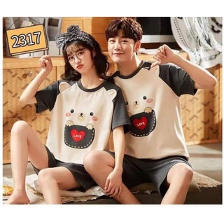 Đồ ngủ đôi mặt gấu