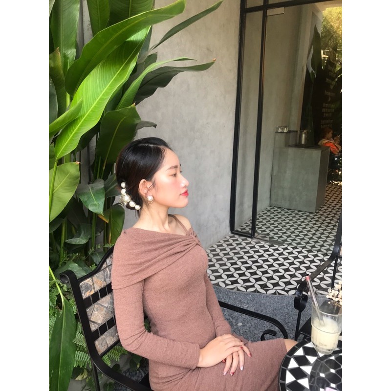 Đầm Cuao đầm body đầm ôm đầm ôm lệch vai - Willa.cuaoshop
