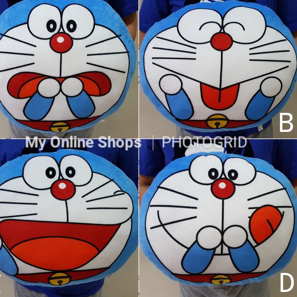 Gối Ôm Hình Doraemon Mặt Cười Xinh Xắn