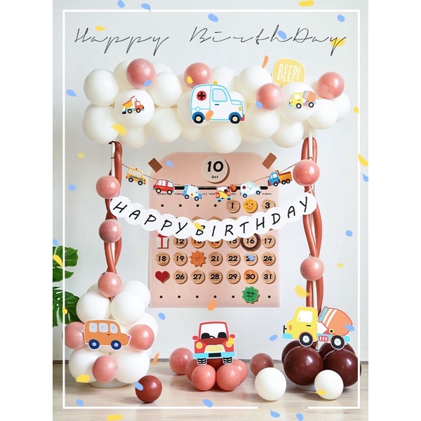 Trụ bóng trang trí hình chữ nhật dễ tháo lắp trang trí sinh nhật