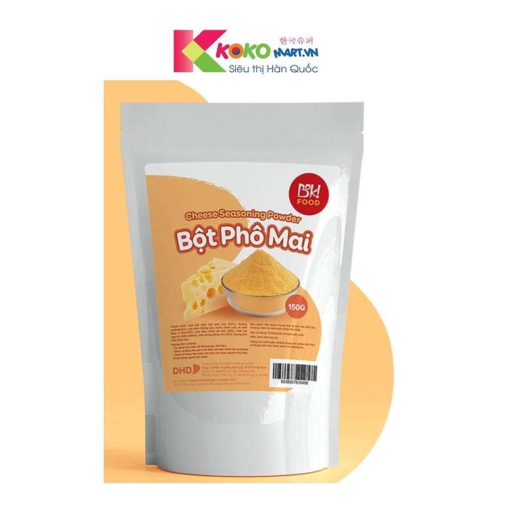 Bột Phô Mai BOK FOOD bịch 150g và 250g