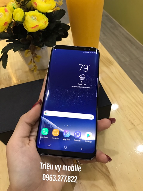 Điện Thoại Samsung Galaxy S8 Màn Vô cực || Quét khuôn mặt- mống mắt || Đầy đủ Phụ Kiện