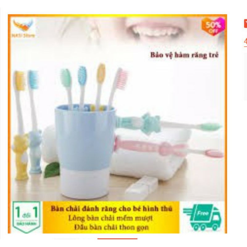 Bàn chải đánh răng cho bé có nắp hộp sạch sẽ