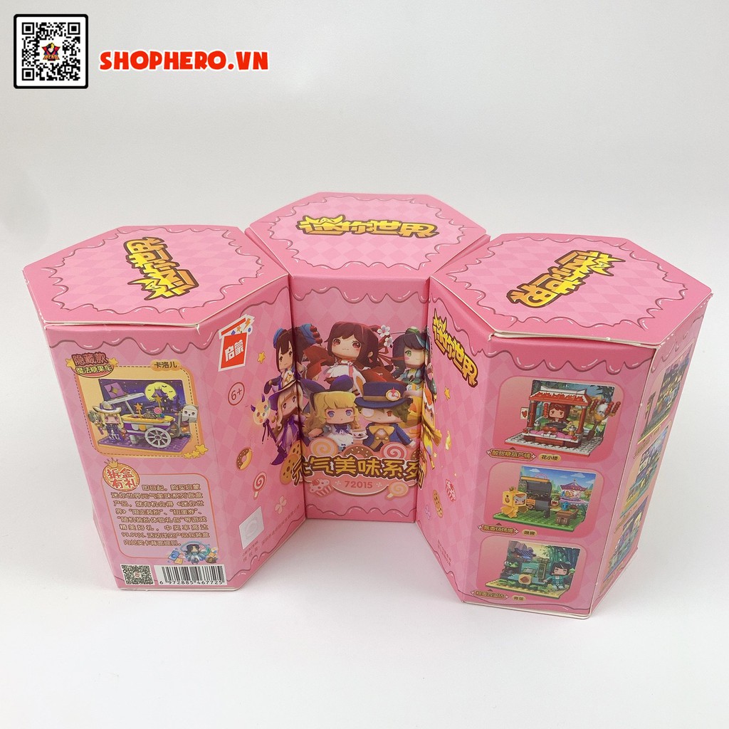 Mô hình lắp ráp Mini World món ngon đường phố
