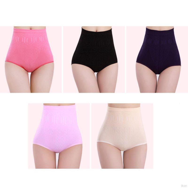 Quần Lót Eo Cao Định Hình Cơ Thể Chất Liệu Thông Thoáng Cho Nữ