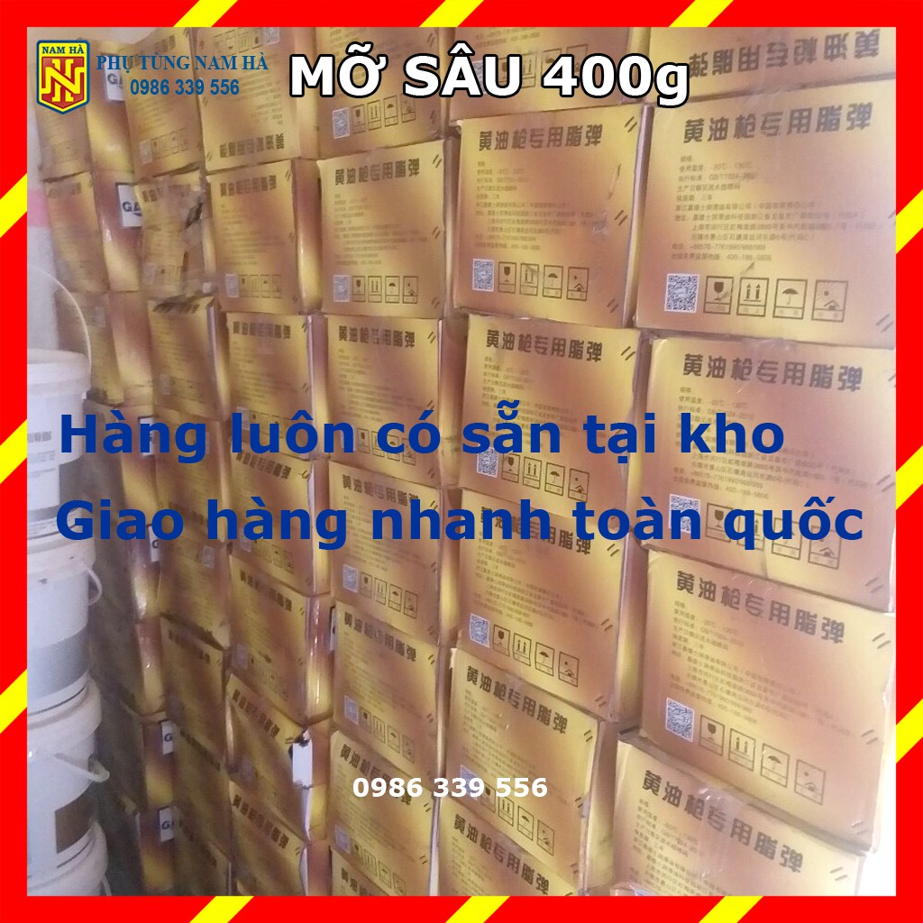 [FreeShip TOÀN QUỐC] 05 Mỡ bò tuýp chịu nhiệt, mỡ bò con sâu chịu nhiệt 400g