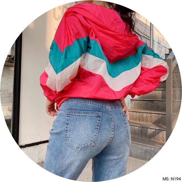 ÁO KHOÁC GIÓ NỮ FORM RỘNG CÁ TÍNH