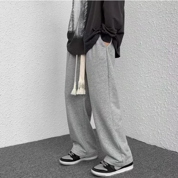 Quần dài thể thao ống rộng thời trang dành cho nam