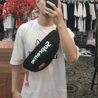 Túi Đeo Chéo Supreme Đen