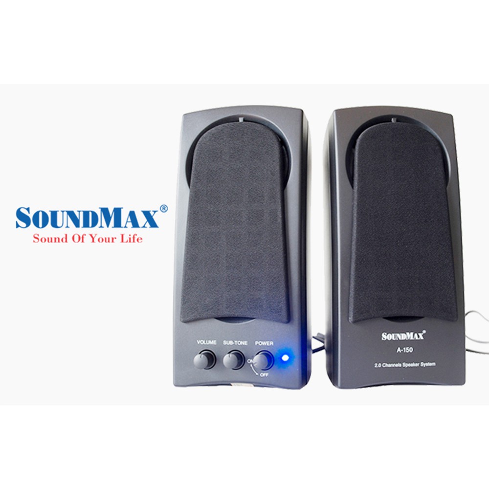 Loa máy tính Soundmax 2.0 A150 - Hàng chính hãng new 100%