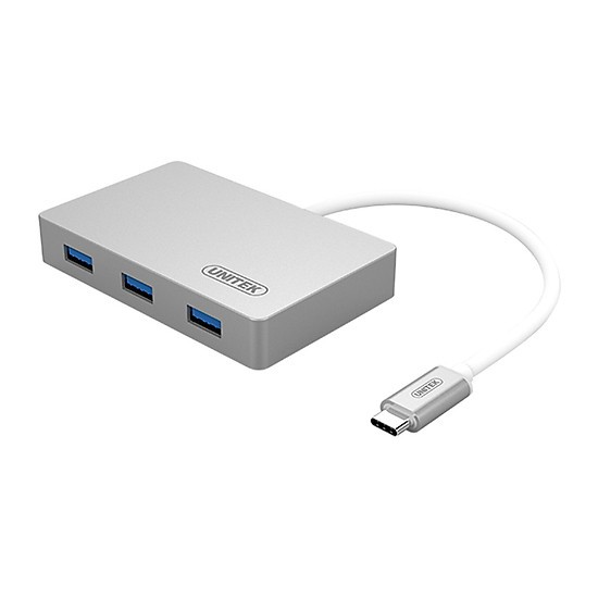 Hub USB 3P (3.0) Unitek Y 3190 type c, bộ chia cổng USB từ máy tính cổng TYPE C ra 3 cổng USB 3.0