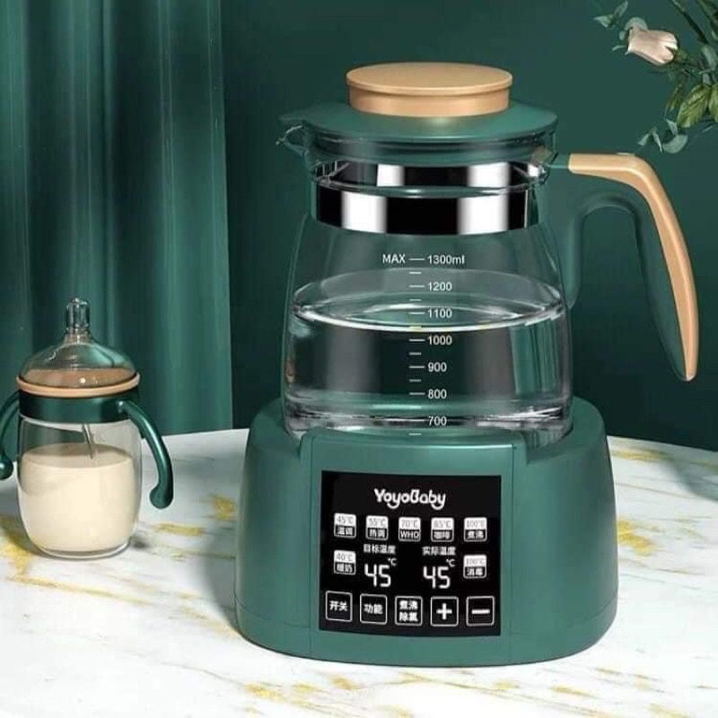 Bình đun nước, khử clo thông minh YOYOBABY 1300ml