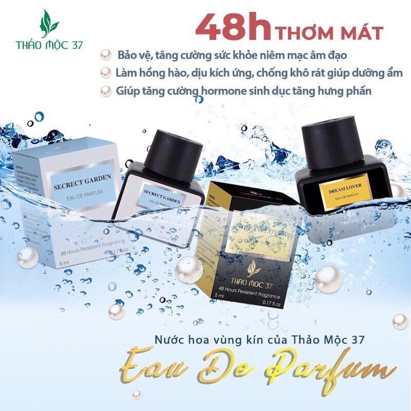 Nước hoa Vùng kín Thảo Mộc 37 mùi gợi cảm, sexy (Scret Garden)