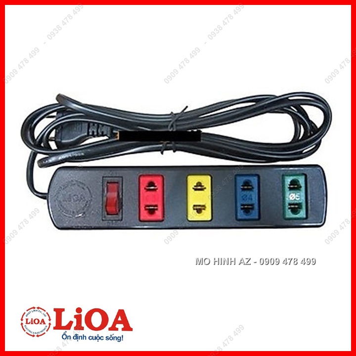 Ổ Cắm Điện 4-6 Lỗ Dài 3m Chính Hãng Lioa Có Công Tắc - 6097