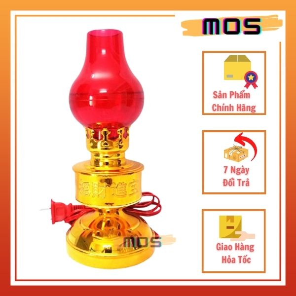Đèn dầu thờ cúng điện tử trang trí gian thờ trang nghiêm tao nhã⚡⚡1 đổi 1⚡⚡ Mos Shop