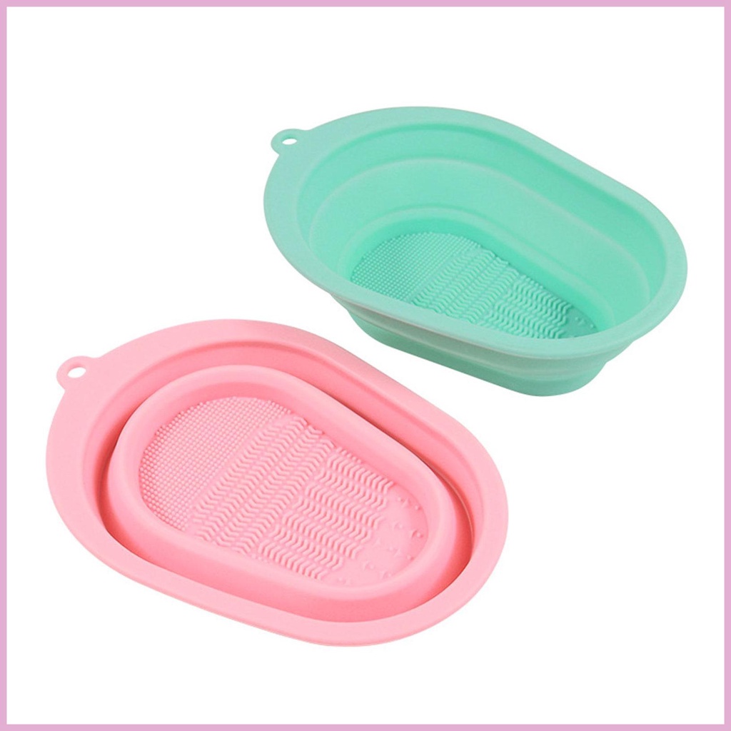 Miếng Silicone Vệ Sinh Cọ Trang Điểm Gấp Gọn 4 Họa Tiết Lấp Lánh