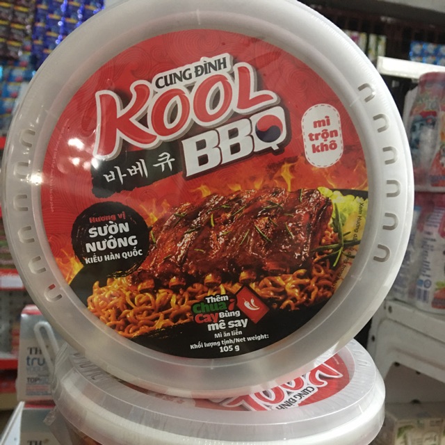 MÌ TRỘN CUNG ĐÌNH KOOL BBQ SƯỜN NƯỚNG HÀN QUỐC 105g