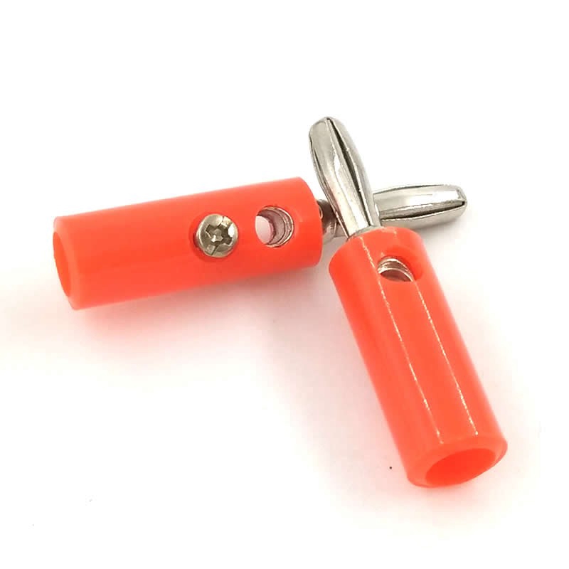 Set 10 đầu kết dây loa đen/đỏ 4mm
