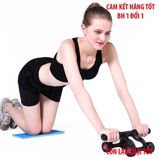 Con lăn 4 bánh cao cấp tập cơ bụng