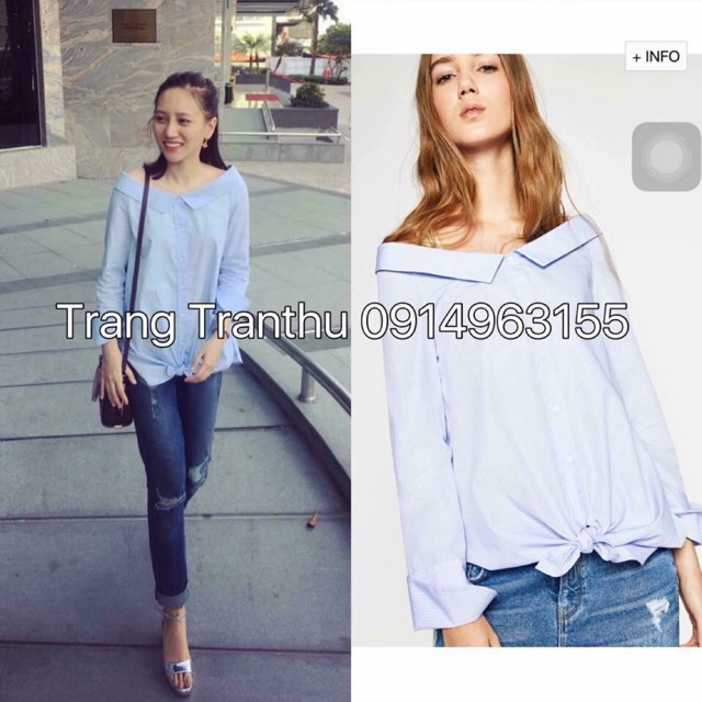 Áo somi zara nwt